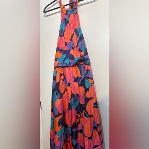Vibrant Floral Maxi Dress